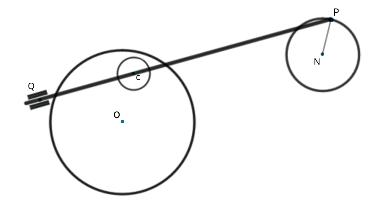 Schematic for a Draper type polishing machine.